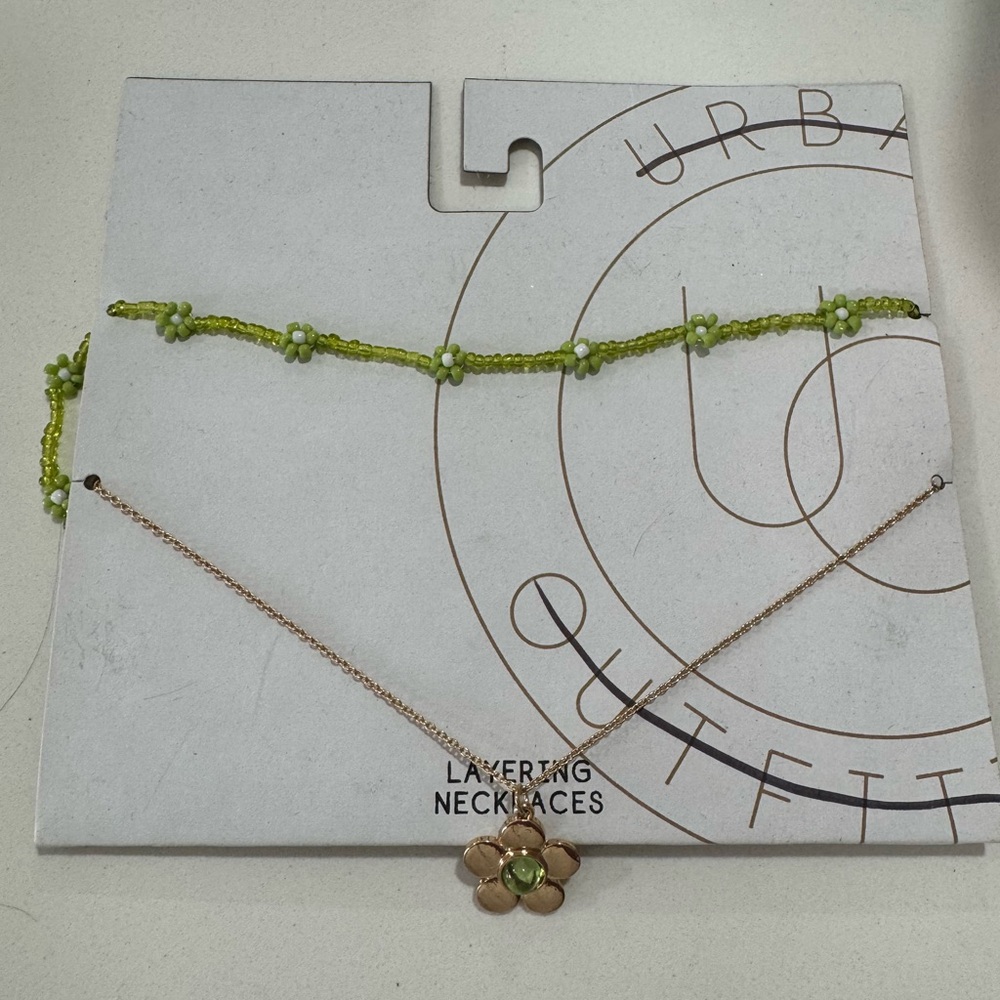 Urban Outfitters layering Necklace Set